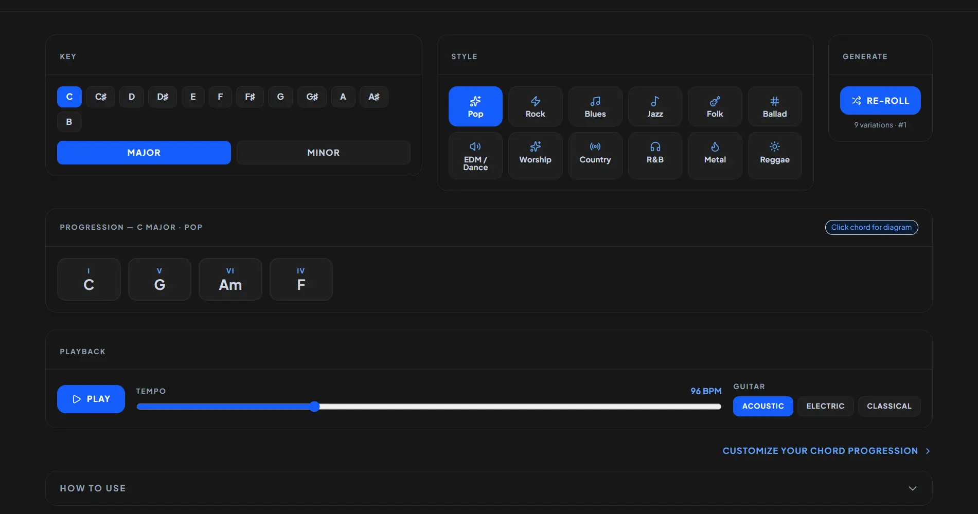 Chord Progression Generator preview