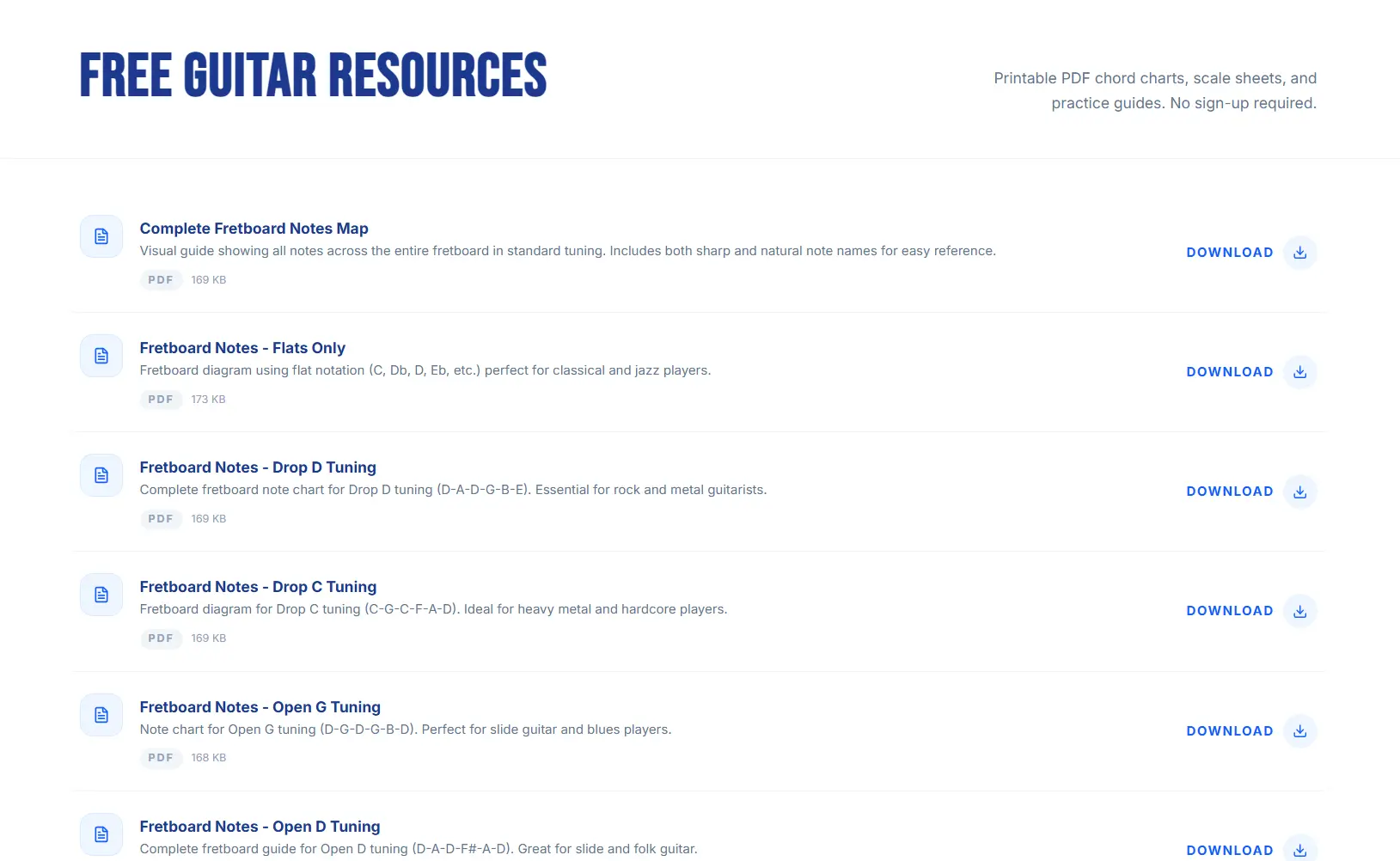 Free Resources preview
