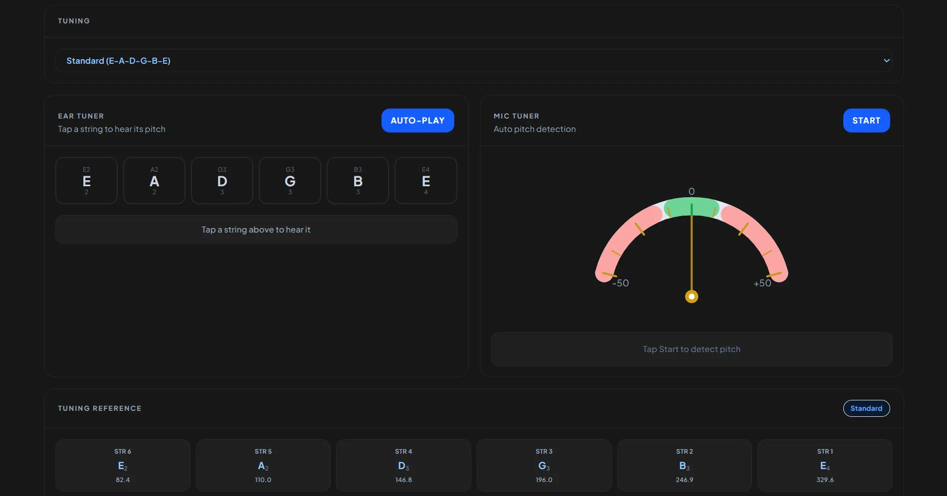 Guitar Tuner preview